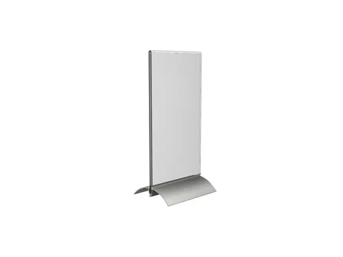 Kaarthouder Europel T-standaard 1/3 A4 staand acryl / aluminium