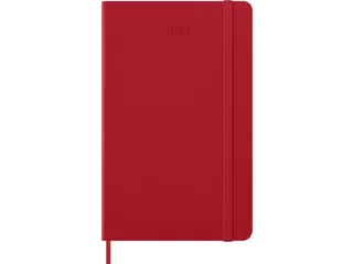 Agenda 2027 Moleskine 12M Weekly 7dag/1pagina large hc scarlet red - 3