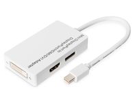 Mini DisplayPort-adapter - DisplayPort, HDMI + DVI