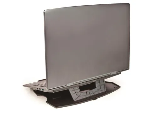 Draagbare laptopstandaard Zwart