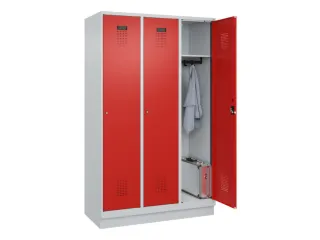 locker,HxBxD 1950x1200x500mm,3vak,vak B 400mm,cil.-slot,sokkel - 1