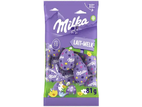 Milka paaseitjes 81g melk