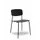 houten kuipstoel,zitschaal zwart,zitting H 460mm
