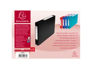 Klasseerdoos PP opaa k rug 40mm zwart - 2