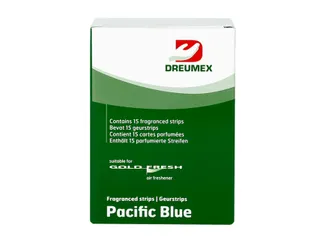 Luchtverfrisser Dreumex Gold Fresh Pacific Blue 15 strips - 1