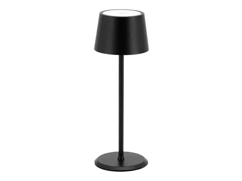 Securit Tafellamp Monte Carlo LED Zwart oplaadbaar dimbaar