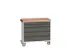gereedschapswagen 980x1050x600mm multiplexblad 5 laden RAL7035+RAL7016
