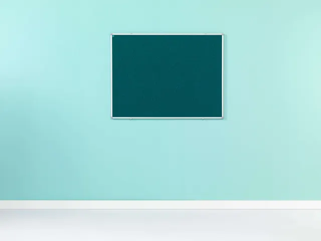 Prikbord 60x90cm Groenblauw Accent Softline Profiel 16mm
