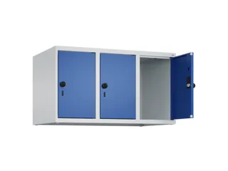 opzetkast,v. locker,3vak.,vak B 300mm,HxBxD 500x900x500mm,vleugeldeur - 2