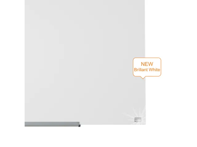 Glasbord Magnetisch Nobo Impression Pro 100x56cm briljant wit
