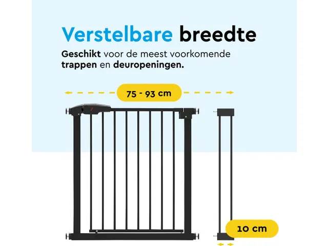 Barrière d'escalier SGB100 Noir