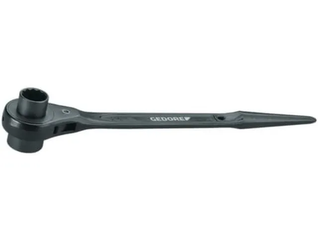 GEDORE 29 19X24 Staalbouw ratel,dubbele zeskant 19x24mm