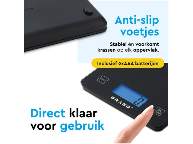BRASQ Digitale keukenweegschaal 10KG DKS100