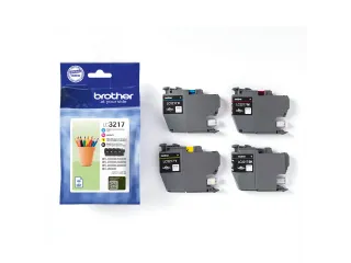 Brother LC-3217 Inktcartridge Set Zwart + Kleur Voordeelpak - 3