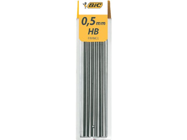 Potloodstift Bic HB 0.5mm koker à 12 stuks | VulpotlodenWinkel.nl