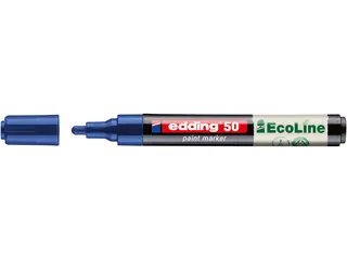 Paintmarker edding 50 EcoLine op waterbasis 2-3mm blauw - 2