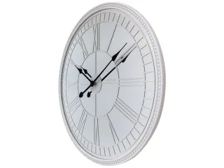 Spiegelklok - 56cm - Stille wandklok - Landelijk - Wit - NeXtime - "Cl - 4