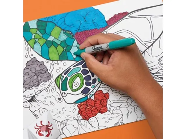 Marqueur Permanente, Fin, Blister De 18 Pièces En Couleurs Assorties