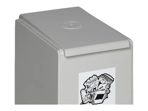 Deksel Voor Afvalverzamelaar 40 Liter Lichtgrijs