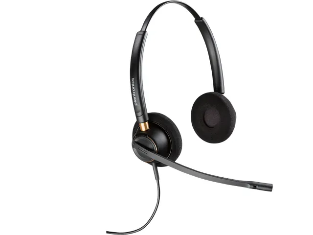 Poly EncorePro 520D met Quick Disconnect Binaural Digital Headset TAA