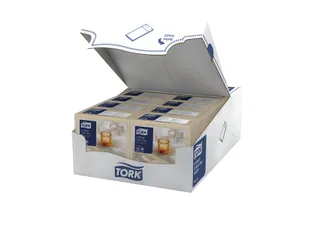 Bestekpochette Tork LinStyle 1-laags 50st duurzaam creme 509601 - 4