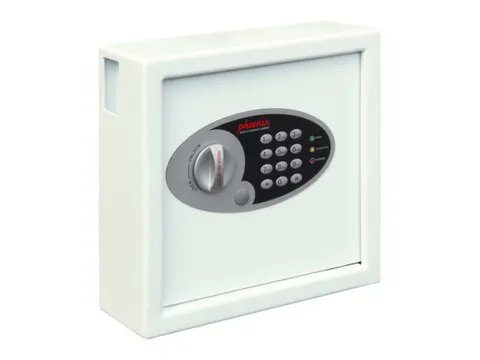 sleutelkast,30haak,HxBxD 280x300x100mm,m. sleuteloverbruggingssysteem