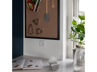 Prikbord Naga 60 x 40 cm Jute met Zwarte omlijsting - 5
