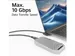 Kabel ACT USB-C standaard naar USB-C hoek 10Gbps 2m