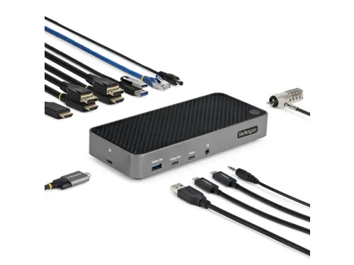 USB-C Dock Triple 4K 100W PD HDMI DP 5x USB