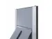 OUTLET Totem porte-brochures argent avec étagères en métal