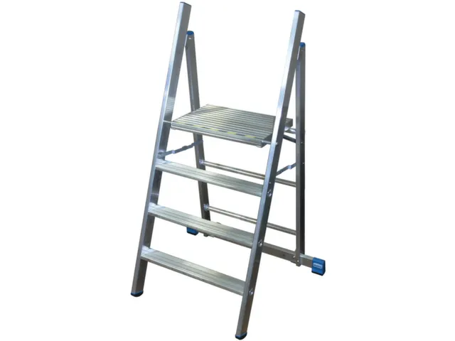 steiger,4trede(n),bordes H 950mm,aluminium