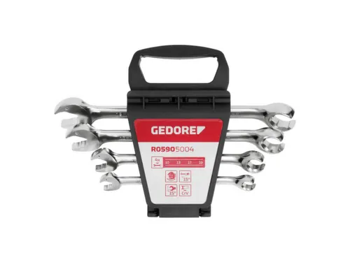 R05905004 Combinatiesleutel steeksleutel 10-19mm 4-delig