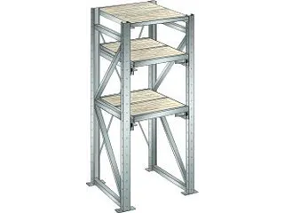 uittrekstelling voor zware lasten,HxBxD 2000x890x860mm,vaklast 1000kg - 2