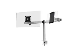 Monitorarm Durable met klem voor 1 scherm en 1 tablet