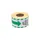 Waarschuwingsetiket Rillprint this side up 46x125mm wit groen 250 stuk