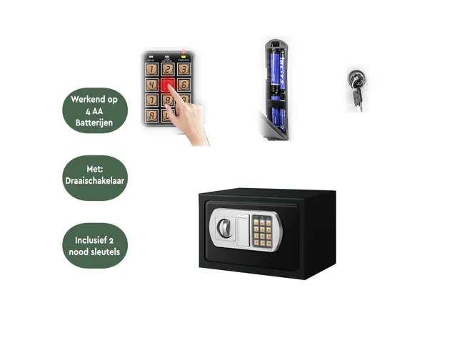 Kluis Elektronisch 31x20x 20cm SB100