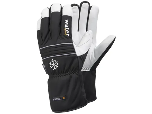 Tegera 296 koudebestendige handschoenen, zwart/wit, maat 9, per 6 paar