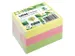 UPM notes 75x75 assorti pak 6x 100 vel geel, roze, groen
