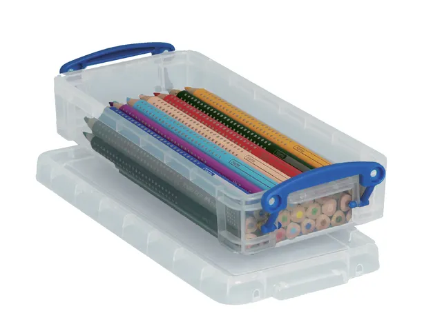 Opbergbox 0,55 liter 220x100x40mm transparant