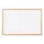 Q-connect Whiteboard houten frame 90x120cm Melamine niet-magnetisch