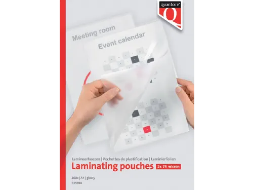 Lamineerhoes Quantore A4 216x303mm 75 Micron