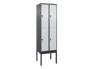 dubbeldekse locker,HxBxD 2120x600x500mm,2x2vak.,vak B 300mm - 1