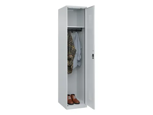 locker,HxBxD 1850x400x500mm,1vak,vak B 400mm,cil.-slot,staand op vloer