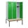 locker met bank,HxBxD 1950x1200x815mm,3vak,vak B 400mm,cilinderslot