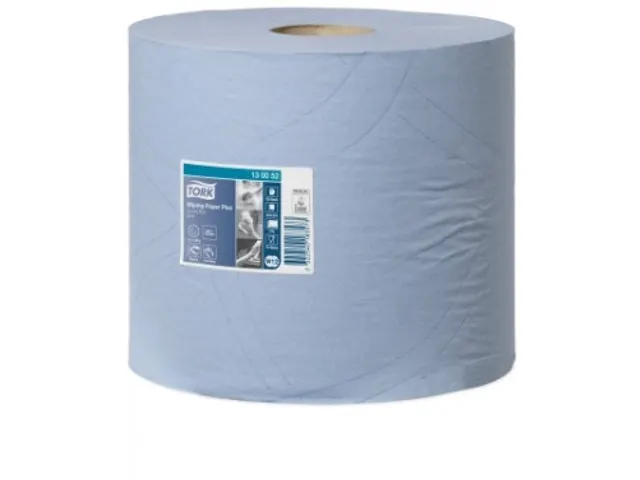 Tork Wiping Paper Plus Combi Roll Blue