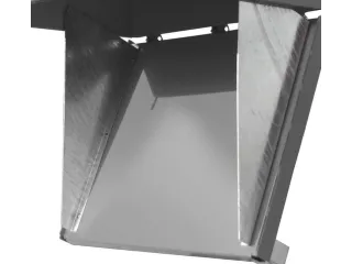 Centreerwand,V. Klapbodemcontainer 0,5-0,75M³,Staal - 1