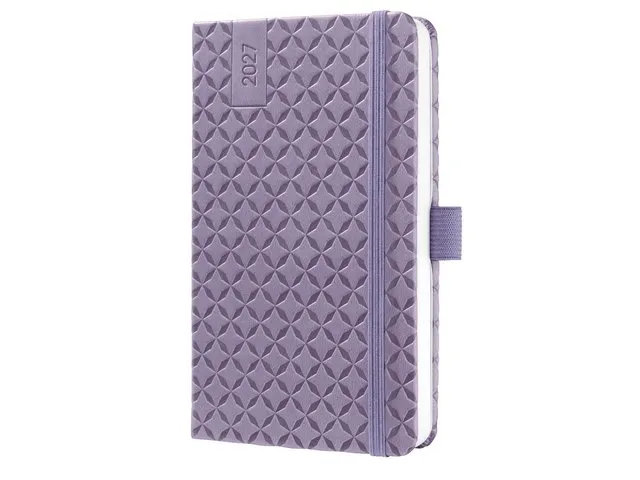 Agenda semainier Flair A6 2027 (NL/FR/EN/DU) Lavender Purple Hardcover