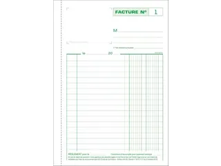 Exacompta Facturen, Ft 21 X 14,8 Cm, Tripli, Franstalig - 1