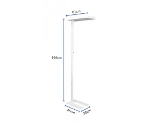Vloerlamp LED MAULjaval wit dimbaar - 2