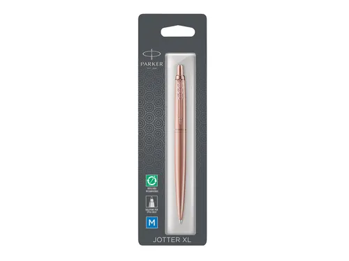 Balpen Parker Jotter XL Monochrome pink gold medium blister à 1 stuk
